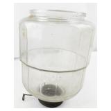 Antique Glass Dispenser Jar with Dispensing Lid