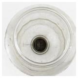 Antique Glass Dispenser Jar with Dispensing Lid
