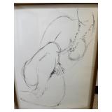 ORIGINAL ***Anthony Caro*** Signed Charcoal Figure Drawing 1986 #8/86