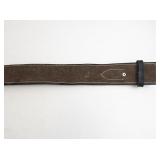 Vintage Nichols Stallion .45 Mark II Cap Gun with Engraved Leather Holster