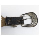 Vintage Hubley Cowboy Revolver Toy Set with Twin Holsters