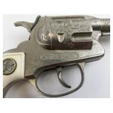 Vintage Hubley Cowboy Revolver Toy Set with Twin Holsters