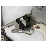 Vintage Hubley Cowboy Revolver Toy Set with Twin Holsters