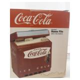 Coca-Cola Ceramic Home File with 3 File Folders -Never Used