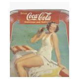 1939 Coca-Cola Metal Advertising Serving Tray