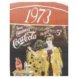 1973 Coca-Cola Advertising Wall Calendar Tapestry