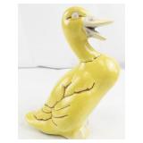 Vintage Yellow Ceramic Duck Figurine