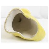 Vintage Yellow Ceramic Duck Figurine