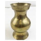 Antique? Brass Pitcher with Ornate Handle