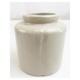 Vintage Stoneware Mustard Crock 4.5 Inch with Glazed Finish