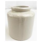 Vintage Stoneware Mustard Crock 4.5 Inch with Glazed Finish