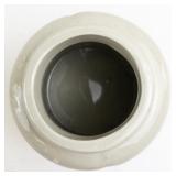 Vintage Stoneware Mustard Crock 4.5 Inch with Glazed Finish