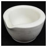 Vintage COORS White Porcelain Mortar with Pouring Lip. Size 0.