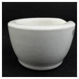 Vintage COORS White Porcelain Mortar with Pouring Lip. Size 0.