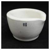 Vintage COORS White Porcelain Mortar with Pouring Lip. Size 0.