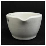 Vintage COORS White Porcelain Mortar with Pouring Lip. Size 0.