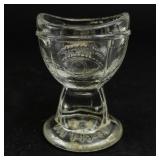 Antique 1937 Glass Eye Wash Cup with Eye Design
