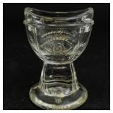 Antique 1937 Glass Eye Wash Cup with Eye Design