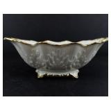 Lenox Vintage Gold Trimmed 7" Porcelain Serving Bowl with 24 Karat Gold Trim