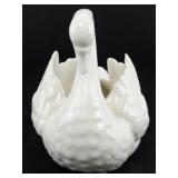 Lenox Porcelain Swans, Elephant, & Leaping Dolphin Figurine Set with 24 Karat Gold Trim