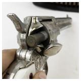Nichols Stallion 45  MKII Toy Cap Gun with Leather Holster Belt