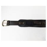 Nichols Stallion 45  MKII Toy Cap Gun with Leather Holster Belt