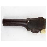Vintage 10" Kilgore -THE AMERICAN- Cast Iron Cap Gun with Leather Holster