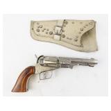 Vintage Pioneer Cap Gun Revolver with Leather Holster