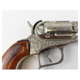 Vintage Pioneer Cap Gun Revolver with Leather Holster