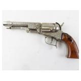 Vintage Pioneer Cap Gun Revolver with Leather Holster