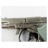 Vintage Kilgore Presto Cast Iron Cap Gun with Green Handle