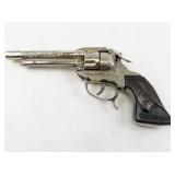 Wild Bill Hickok Nickel-Plated Cap Gun with Scroll Work