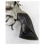Wild Bill Hickok Nickel-Plated Cap Gun with Scroll Work