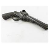 Antique Cast Iron Toy Revolver "Made in the USA"