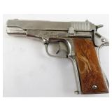 Vintage 1950s Hubley Automatic Cap Gun with Amber Handles