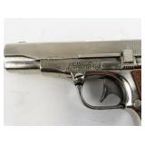 Vintage 1950s Hubley Automatic Cap Gun with Amber Handles