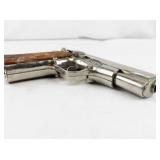 Vintage 1950s Hubley Automatic Cap Gun with Amber Handles