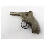 Vintage 6" National Cast Iron Cap Gun Toy