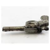 Vintage Die Cast Toy Cap Gun Single Shot Miniature Pistol