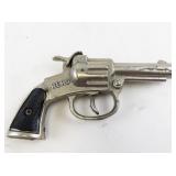 Vintage Stevens Hero Toy Cap Gun with Black Checked Grips