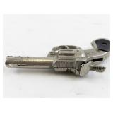 Vintage Stevens Hero Toy Cap Gun with Black Checked Grips