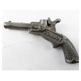 Antique Stevens Cowboy Miniature Cast Iron Toy Cap Gun Pistol