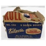 Set of 16 Vintage Kilgore and American West Cap Boxes