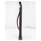 Vintage Metal Bicycle Hand Pump with Black Hose