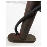 Vintage Metal Bicycle Hand Pump with Black Hose