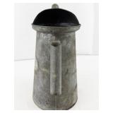 Vintage Galvanized 4 Quart Liquid/Oil Pitcher