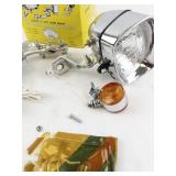 Vintage Deluxe 12 Volt Generator Lighting Set with Hardware for Bicycle