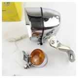 Vintage Deluxe 12 Volt Generator Lighting Set with Hardware for Bicycle