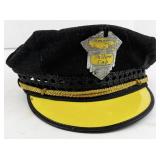 Vintage Yellow Cab Uniform Hat by Fifth Avenue Uniform Company