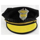 Vintage Yellow Cab Uniform Hat by Fifth Avenue Uniform Company